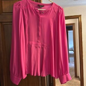 J.Crew 100% silk pink blouse. Size large
